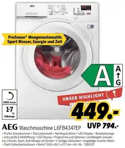 MEDIMAX AEG Waschmaschine L6FB4347EP Angebot