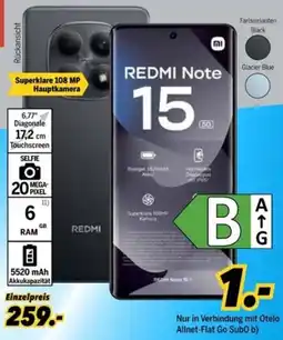 MEDIMAX REDMI Note 15 5G (128GB) Angebot
