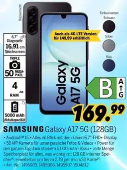 MEDIMAX SAMSUNG Galaxy A17 5G (128GB) Angebot