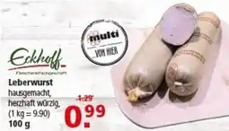 Multi Markt Eckhoff Leberwurst Angebot