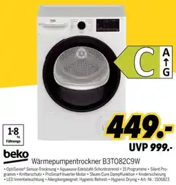 MEDIMAX beko Wärmepumpentrockner B3T082C9W Angebot
