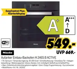 MEDIMAX Miele Autarker Einbau-Backofen H 2465 B ACTIVE Angebot