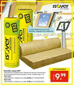 Hellweg ISOVER Klemmfilz ,,Integra ZKF" Angebot