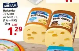 Multi Markt MILRAM Burlander Angebot