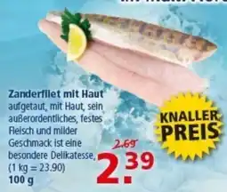 Multi Markt Zanderfilet mit Haut Angebot