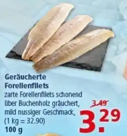 Multi Markt Geräucherte Forellenfilets Angebot