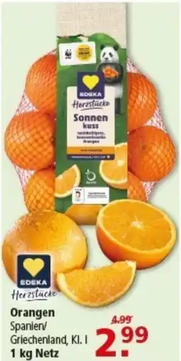 Multi Markt EDEKA Herzstücke Orangen Angebot