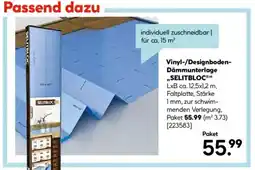 Hellweg Vinyl-/Designboden Dämmunterlage „SELITBLOC" Angebot