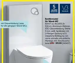 Hellweg VALBLUE Sanitärmodul für Wand-WC Angebot