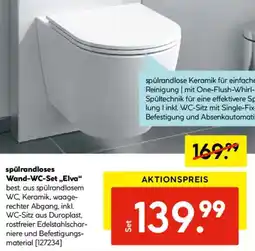 Hellweg spülrandloses Wand-WC-Set „Elva“ Angebot