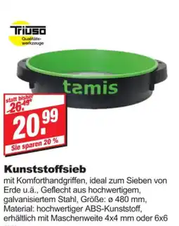 bauSpezi Triuso kunststoffsieb Angebot