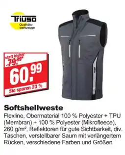 bauSpezi Triuso softshellweste Angebot