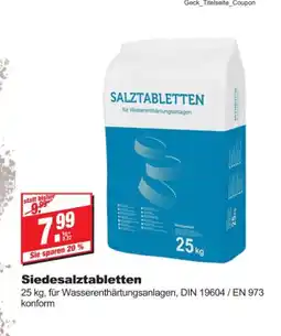 bauSpezi Siedesalztabletten Angebot