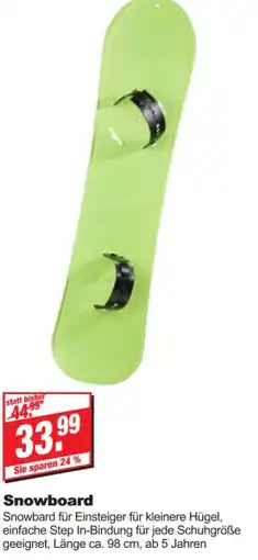 bauSpezi Snowboard Angebot