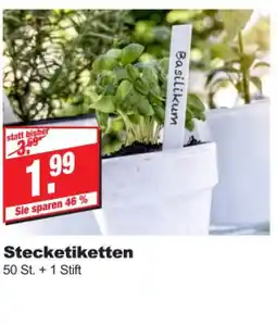 bauSpezi Stecketiketten Angebot