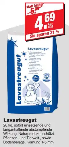 bauSpezi Lavastreugut Angebot