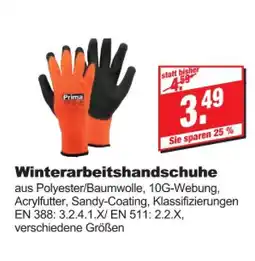 bauSpezi Prima winterarbeitshandschuhe Angebot