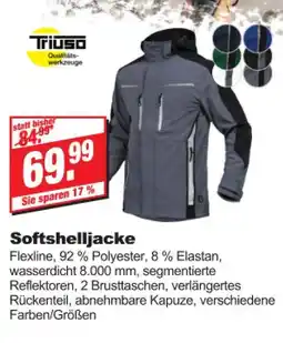 bauSpezi Triuso softshelljacke Angebot