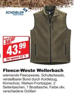 bauSpezi Scheibler fleece-weste wellerbach Angebot