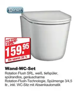 bauSpezi Cornat wand-wc-set Angebot