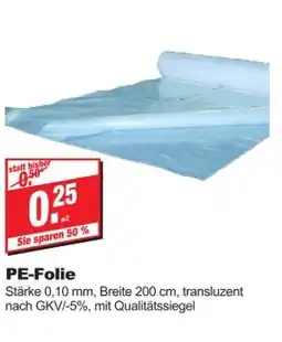 bauSpezi Pe-folie Angebot