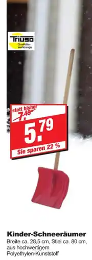 bauSpezi Triuso kinder-schneeräumer Angebot