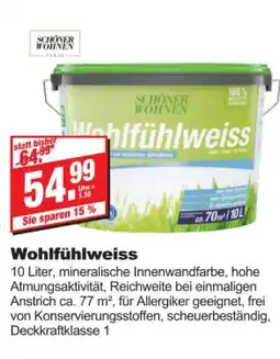 bauSpezi Schöner wohnen wohlfühlweiss Angebot