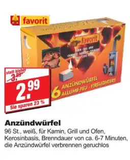 bauSpezi Favorit anzündwürfel Angebot