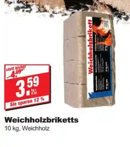 bauSpezi Weichholzbriketts Angebot