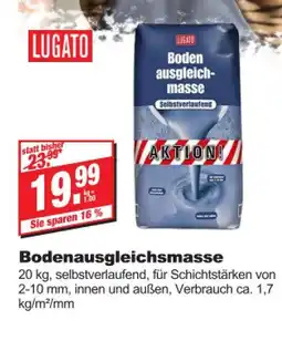 bauSpezi Lugato bodenausgleichsmasse Angebot