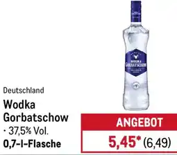 METRO Wodka Gorbatschow Angebot