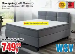 Möbelfundgrube Boxspringbett Samiro Angebot