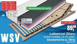 Möbelfundgrube Lattenrost Zitaro Angebot