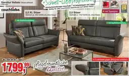 Möbelfundgrube Couchliebe Garnitur Velluto Angebot