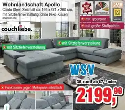 Möbelfundgrube Couchliebe Wohnlandschaft Apollo Angebot