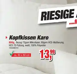 Möbelfundgrube Kopfkissen Karo Angebot