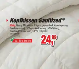Möbelfundgrube Kopfkissen Sanitized Angebot