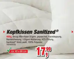 Möbelfundgrube Kopfkissen Sanitized Angebot