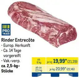 METRO Rinder Entrecôte Angebot