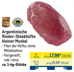 METRO METRO Premium Argentinische Rinder-Steakhüfte kleiner Muskel Angebot