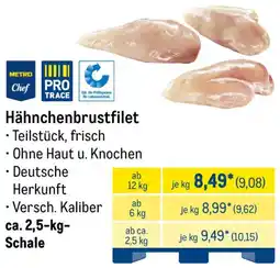 METRO METRO Chef Hähnchenbrustfilet Angebot