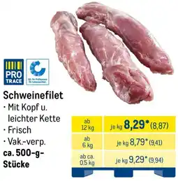 METRO Schweinefilet Angebot