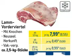METRO Lamm Vorderviertel Angebot