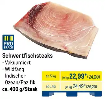 METRO Schwertfischsteaks Angebot