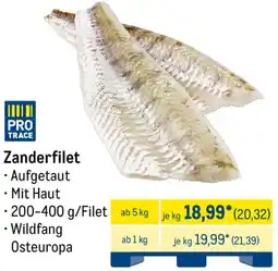 METRO Zanderfilet Angebot
