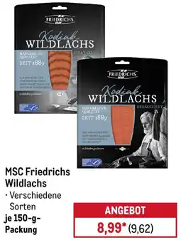METRO MSC Friedrichs Wildlachs Angebot