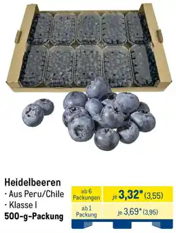 METRO Heidelbeeren Angebot