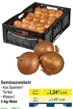 METRO Gemüsezwiebeln Angebot