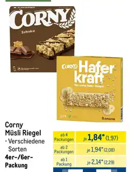 METRO Corny Müsli Riegel Angebot