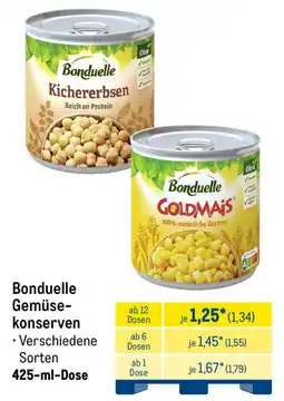 METRO Bonduelle Gemüsekonserven Angebot